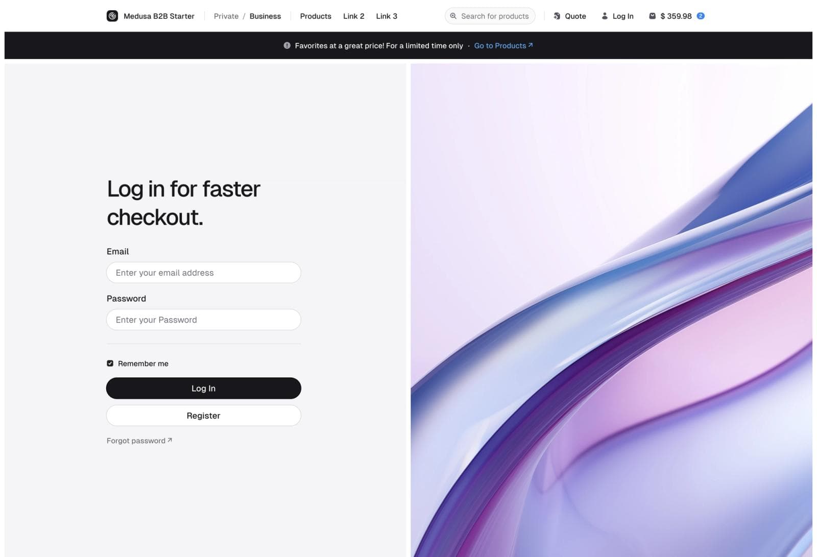 Starter website starter-1